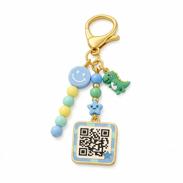 QRKid Keychain – Laki-laki